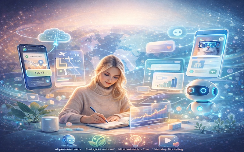 UX trendy v roku 2026: od funkčných rozhraní k zmysluplným digitálnym prostrediam